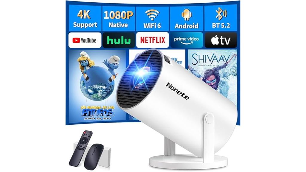 compact 1080p 4k projector