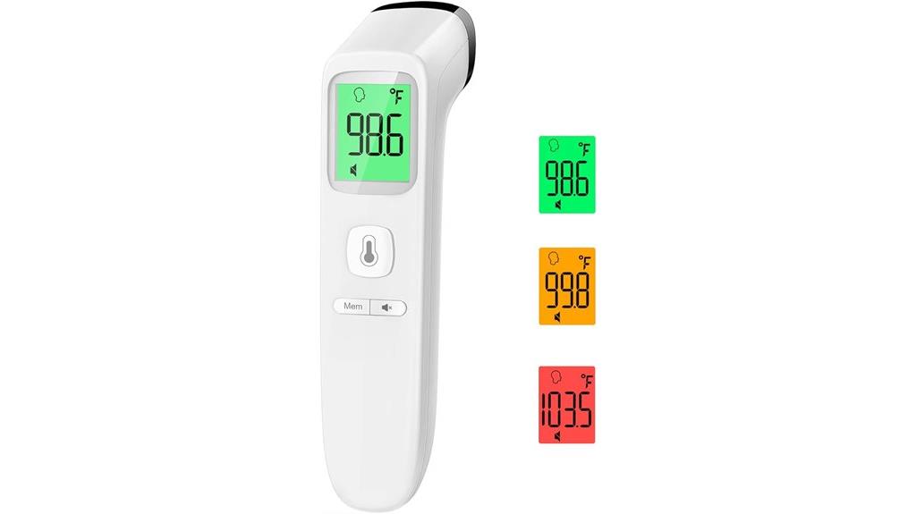 contactless temperature reading