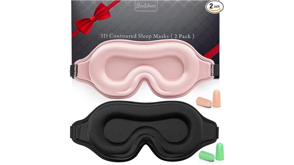 contoured 3d lash masks