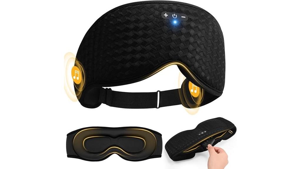 contoured bluetooth sleep mask