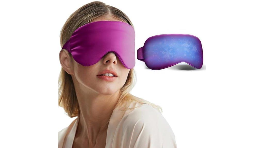 cooling eye and headache mask