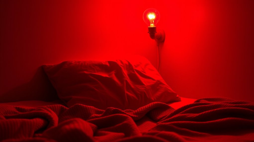cozy red night light bulbs