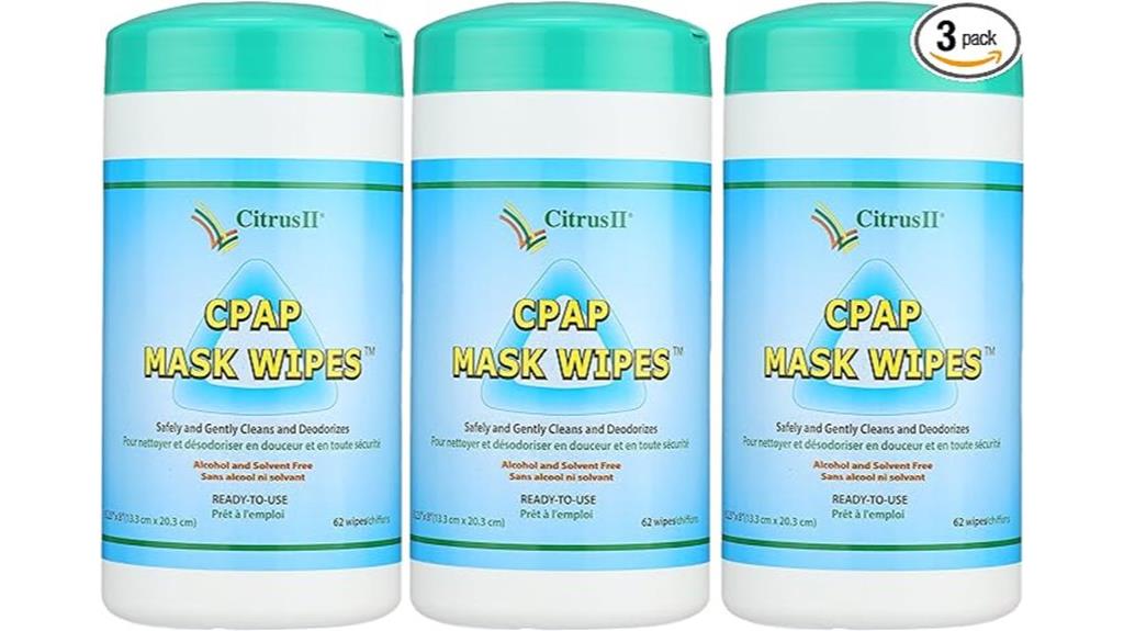 cpap wipes pack of three