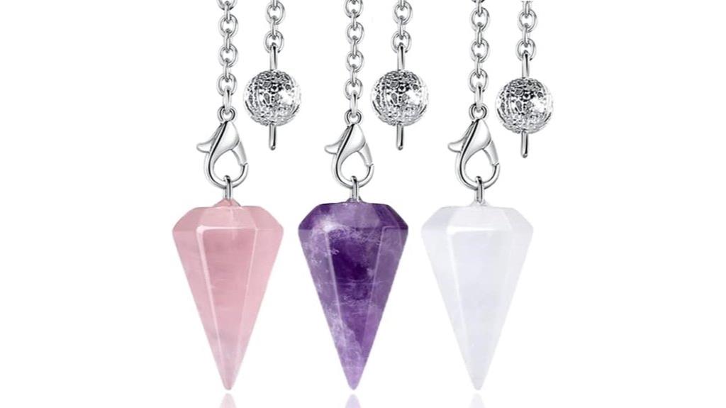 crystal pendulum divination set