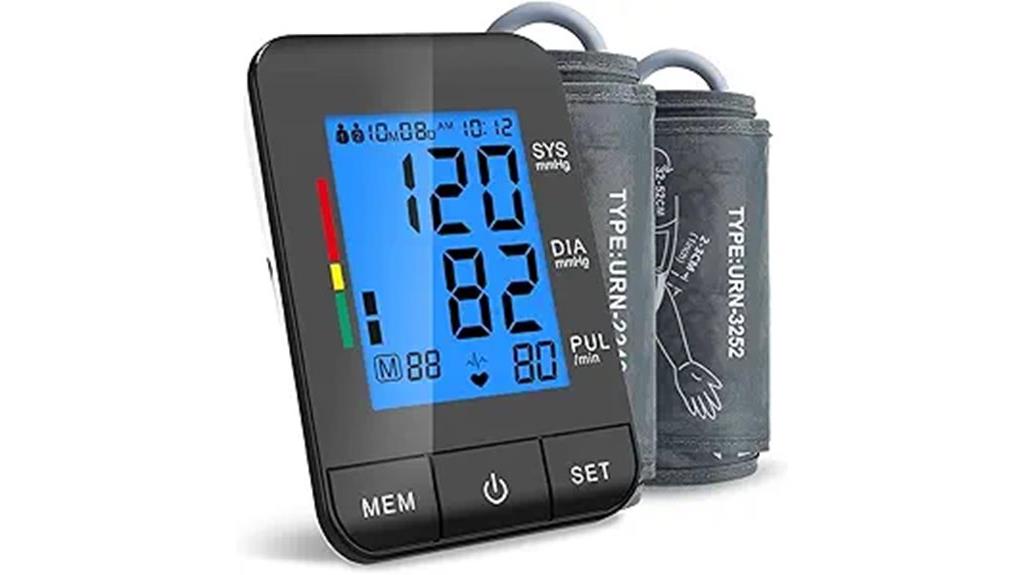 digital bp machine with xl cuffs