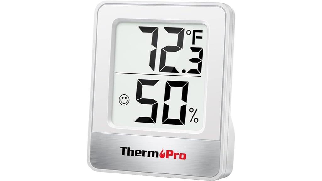 digital hygrometer with temperature