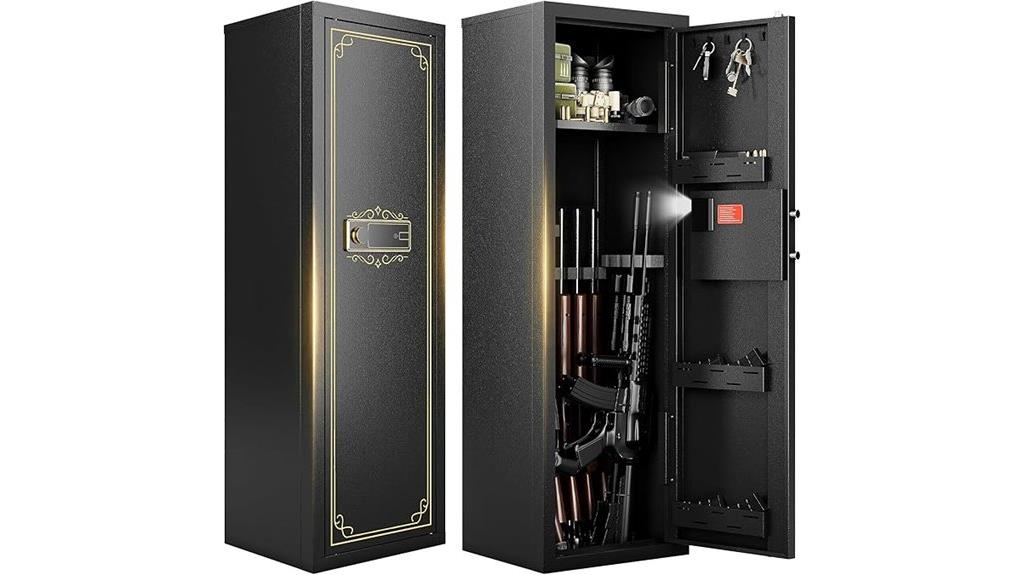 digital keypad rifle safe