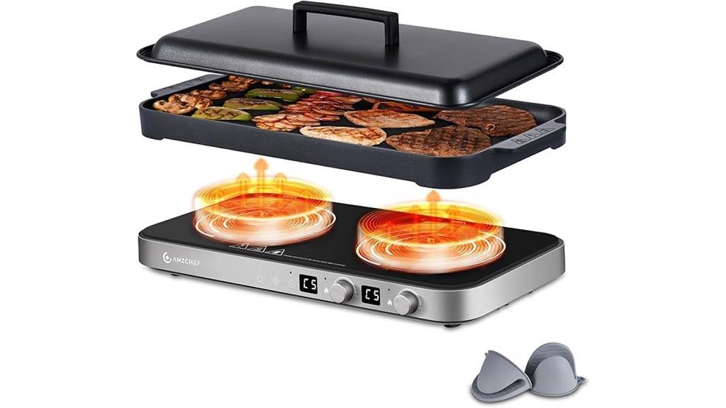 double induction cooktop technology