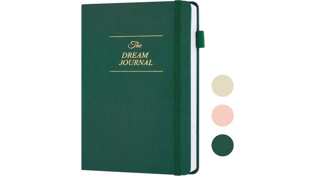 dream recording hardcover journal
