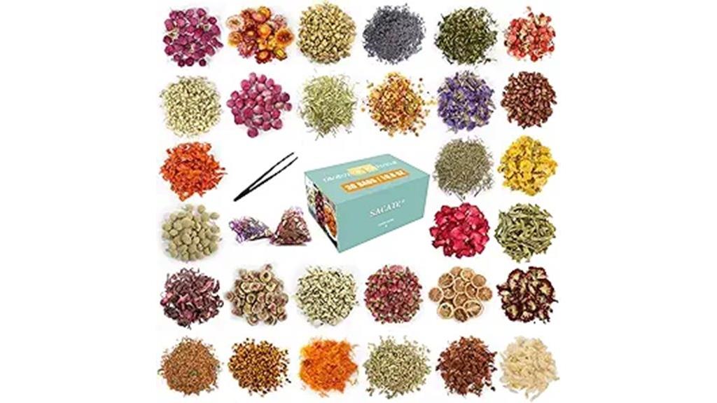 dried flowers craft kit