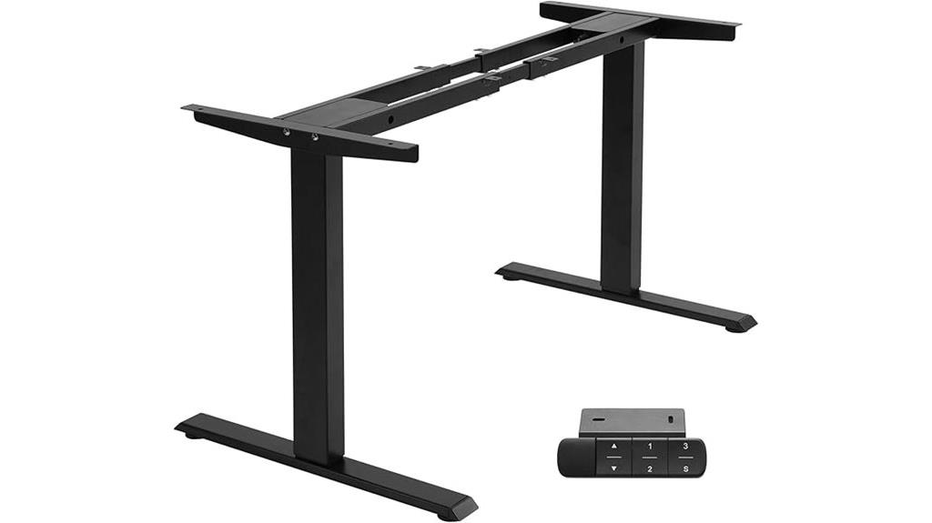 dual motor adjustable desk