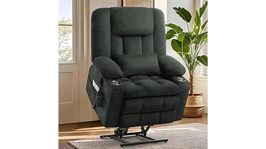 dual motor massage recliner