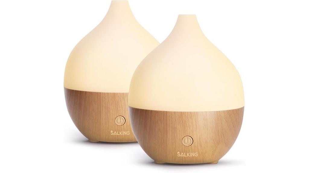 dual ultrasonic oil diffusers