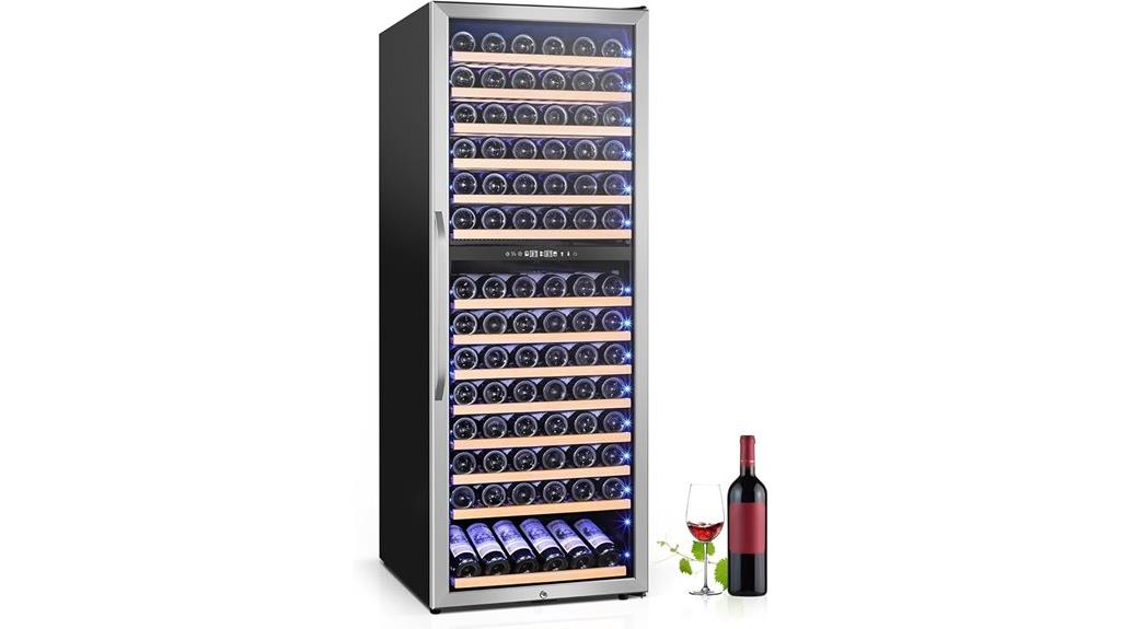 dual zone wine cooler