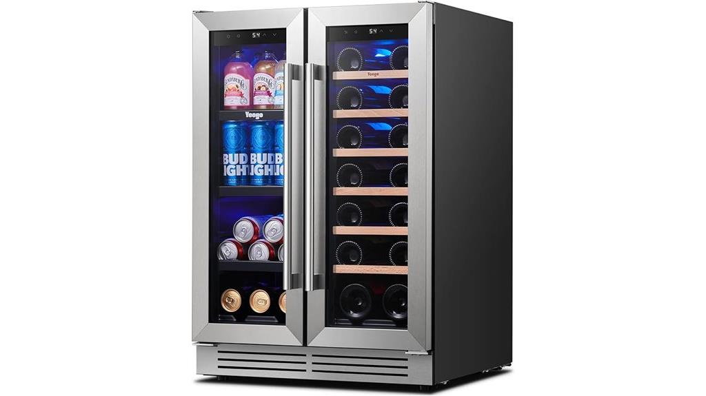 dual zone wine cooler