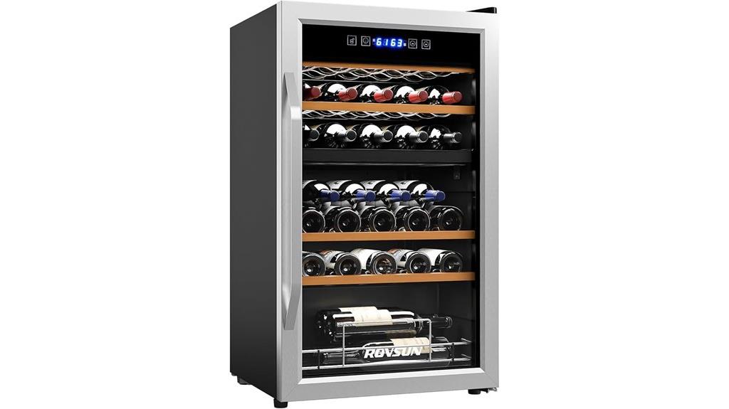 dual zone wine fridge