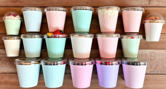 eco friendly gelato cup set