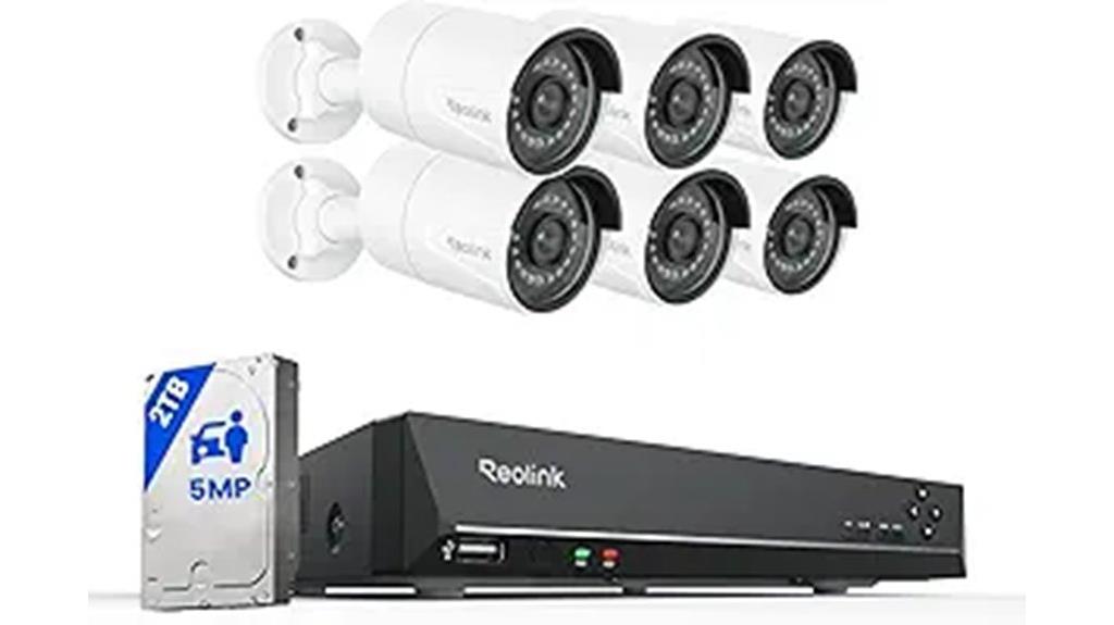 eight channel 5mp security system