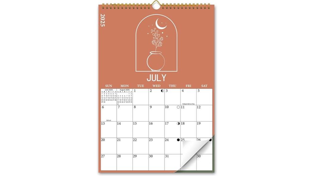 eighteen month wall calendar