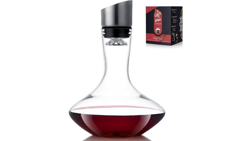 elegant wine aerating spout