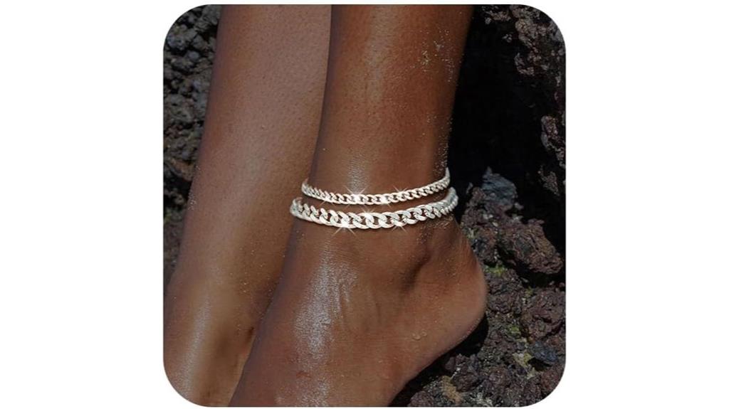 elegant women s gold anklets