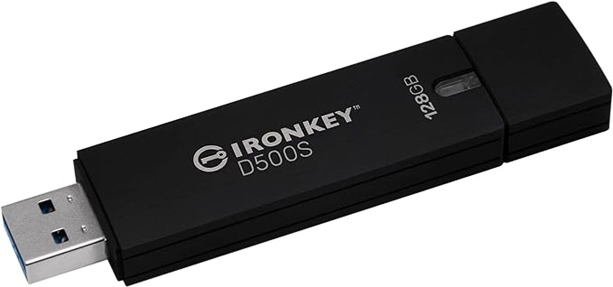 encrypted 128gb usb drive