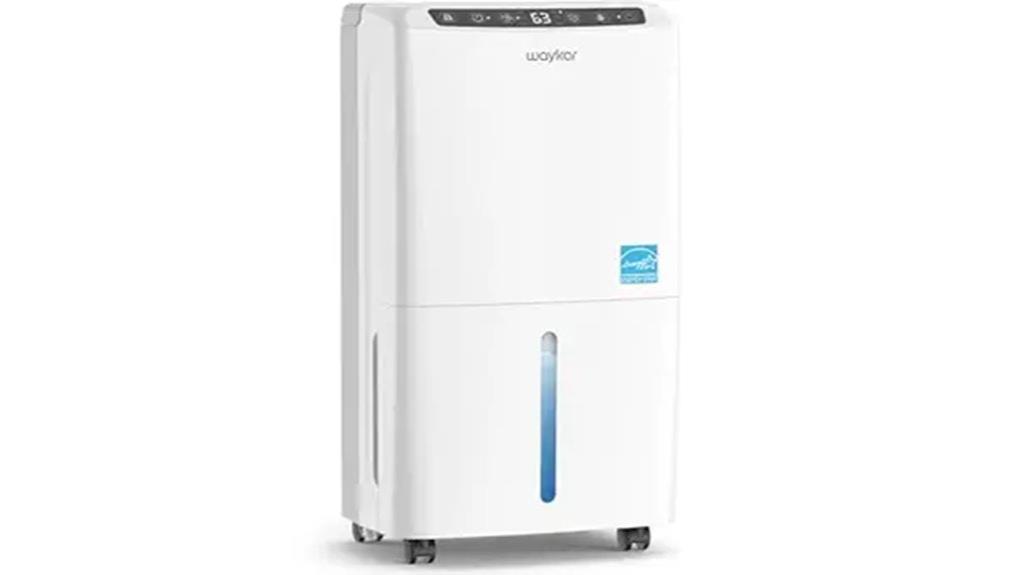 energy efficient basement dehumidifier