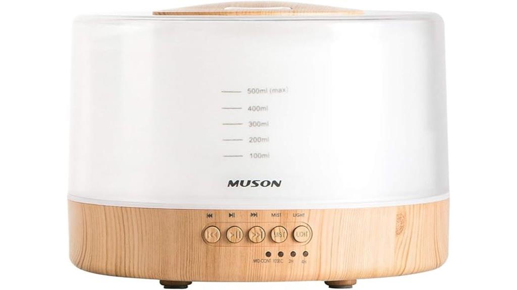 essential oil diffuser sound machine