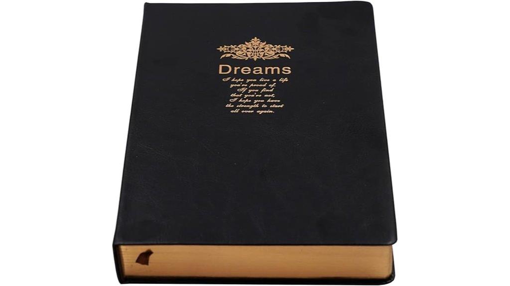 faux leather a5 notebook