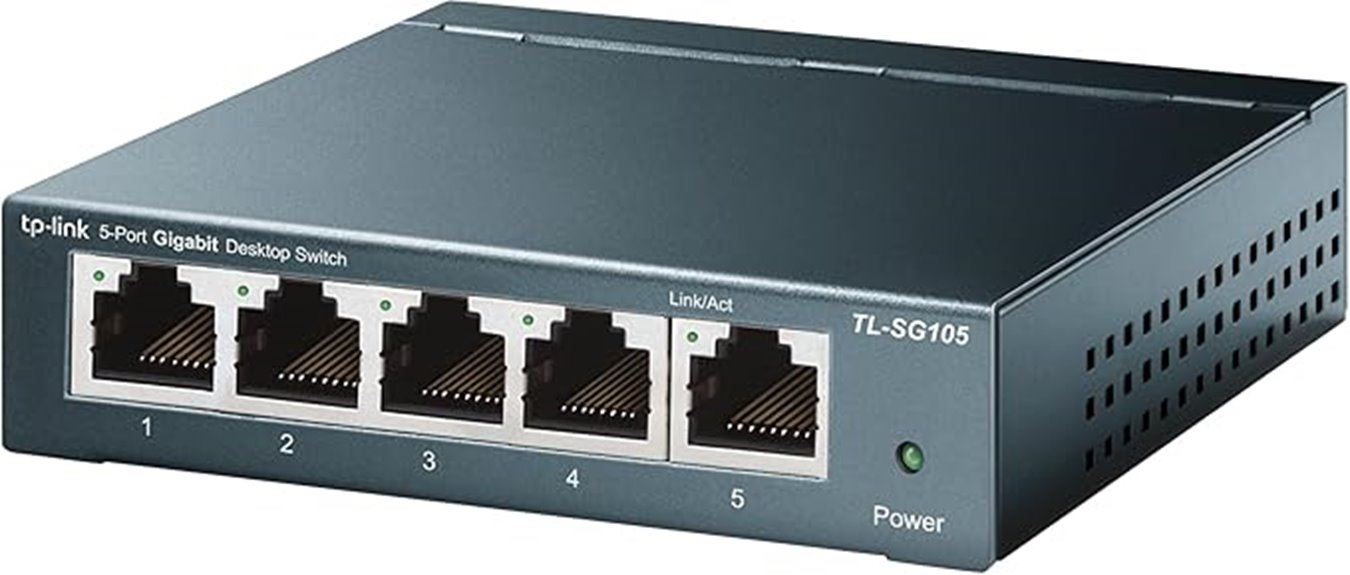 five port gigabit switch