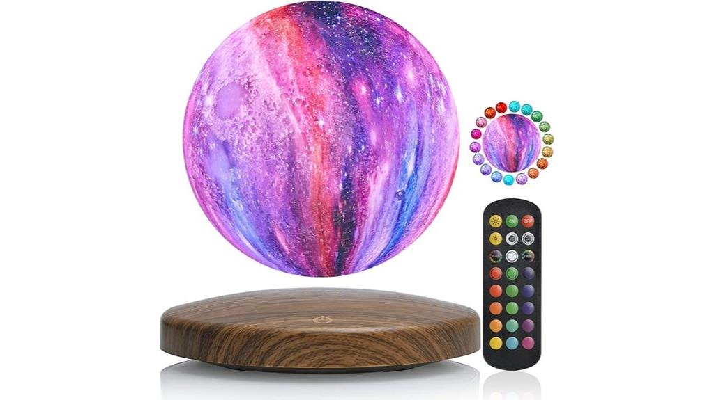 floating moon lamp with 18 colors