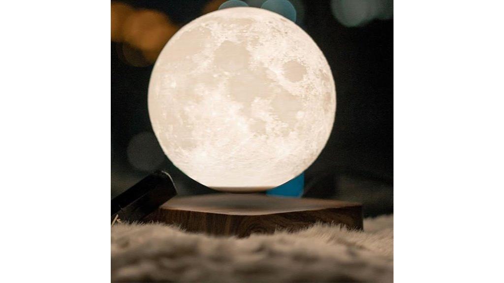 floating moon light lamp