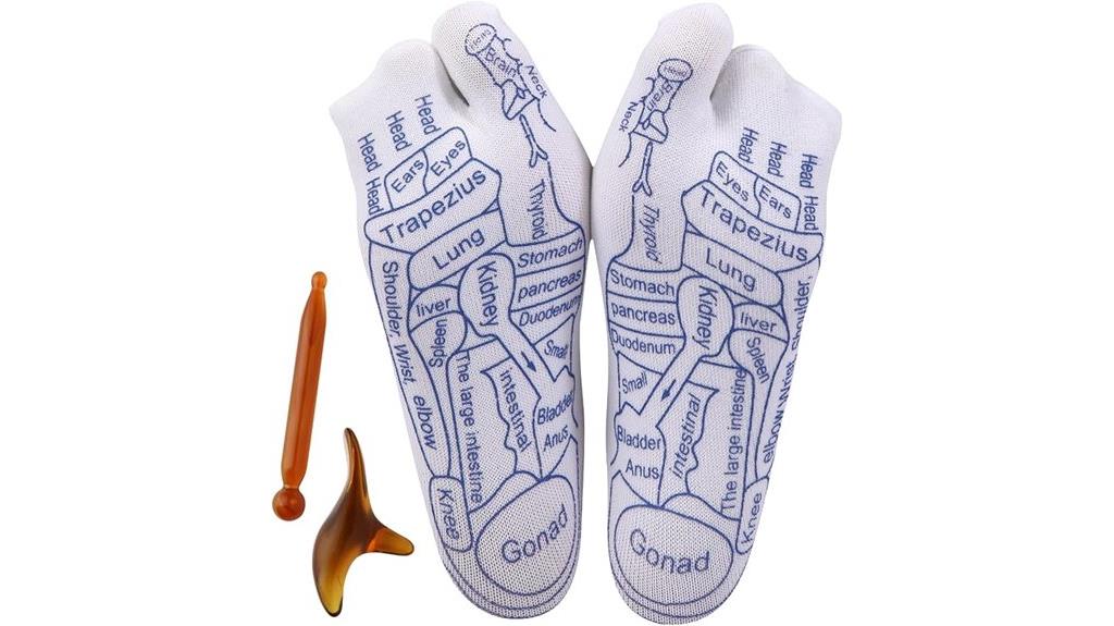 foot massage sock set