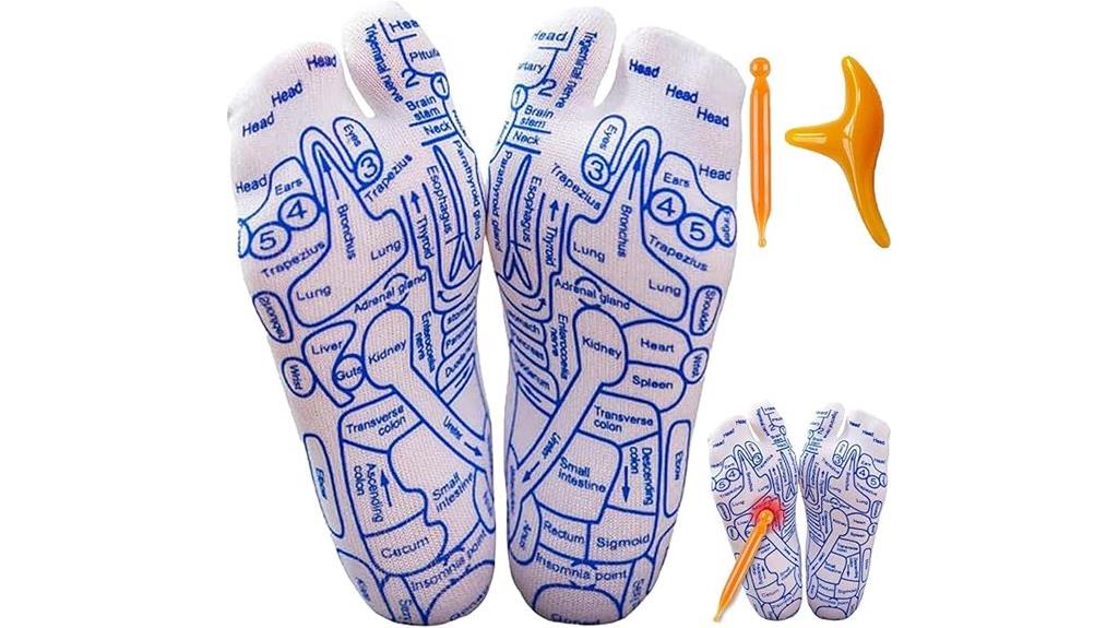 foot massage sock set