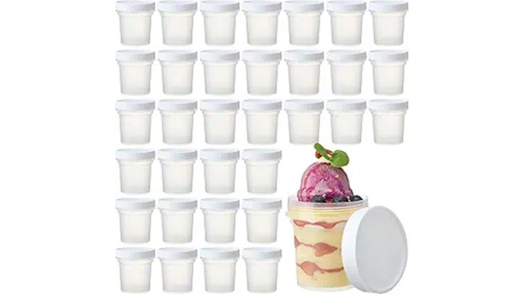 forty 10 oz containers