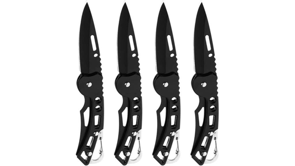 four pack pocket knives