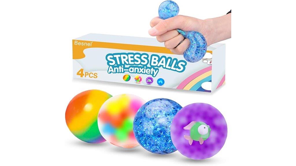 four pack stress balls