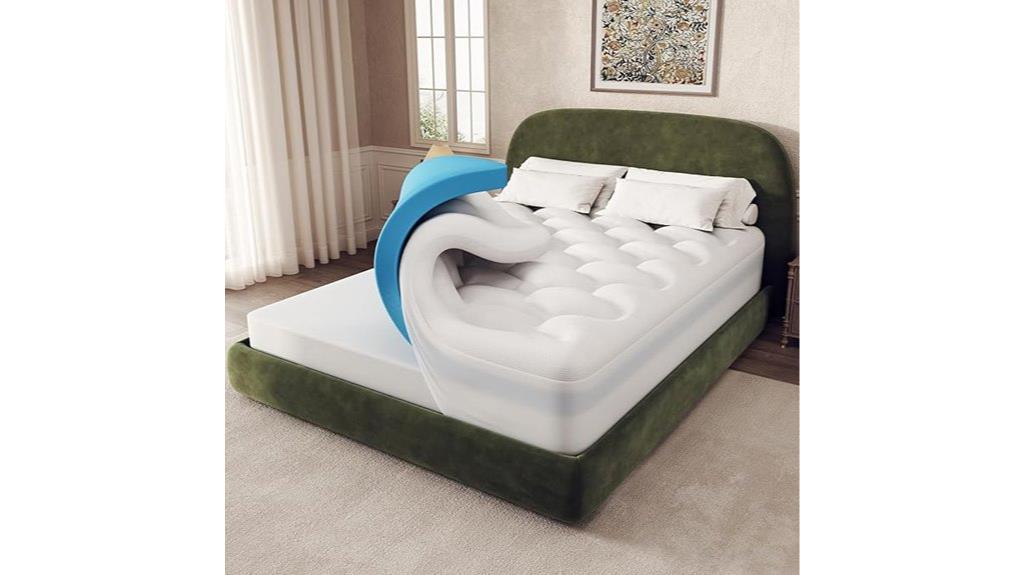 gel memory foam topper