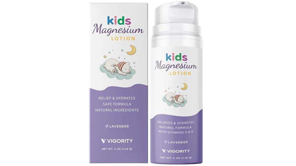 gentle magnesium lotion for children