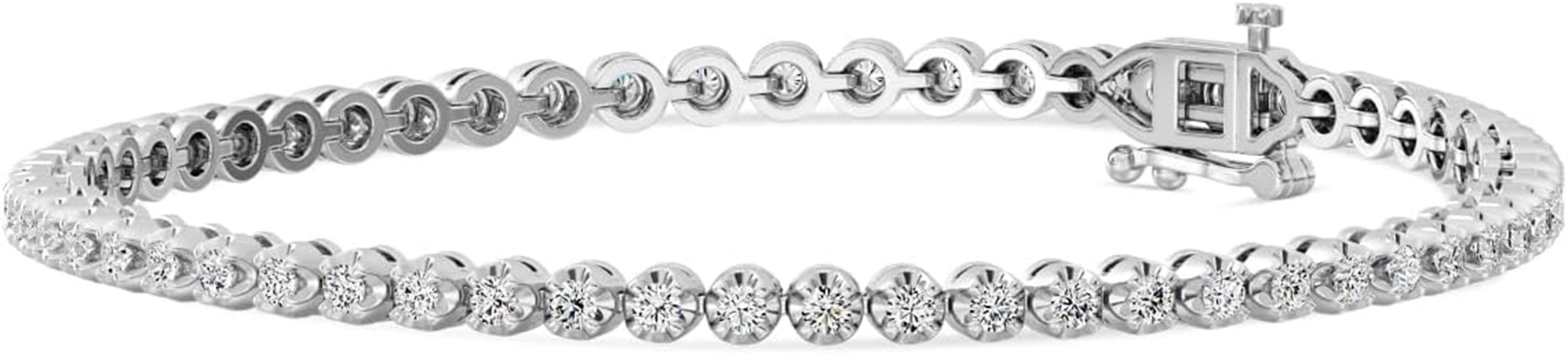gilded lab grown diamond bracelet