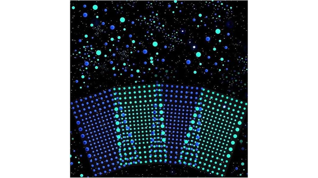 glow in the dark star decals