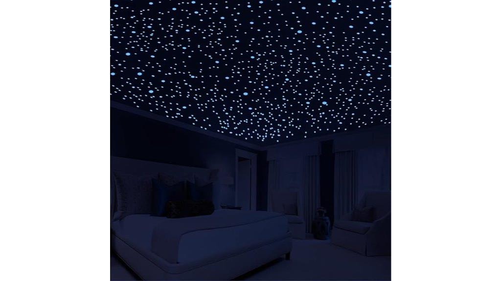 glow in the dark star decals