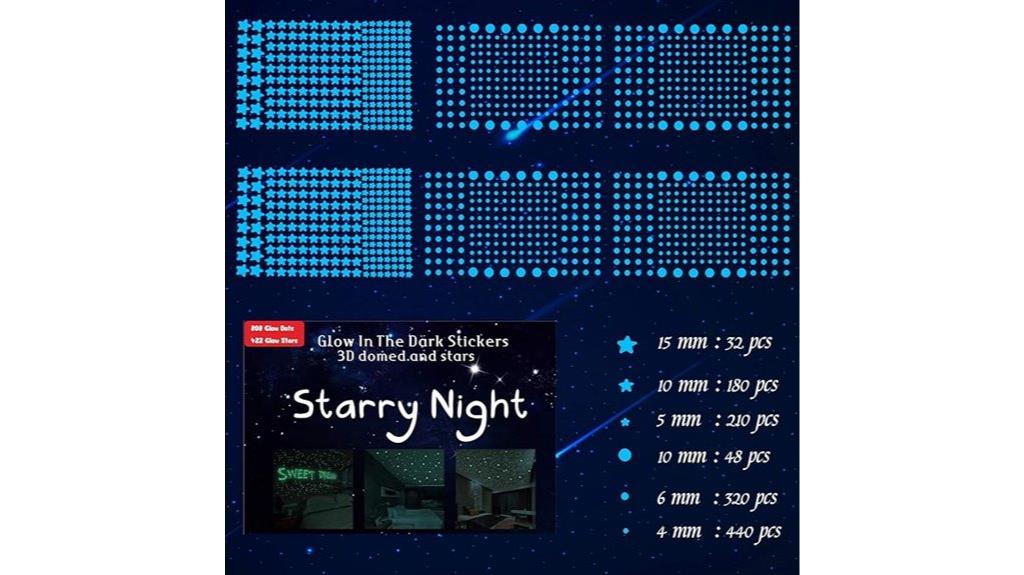 glow in the dark star stickers