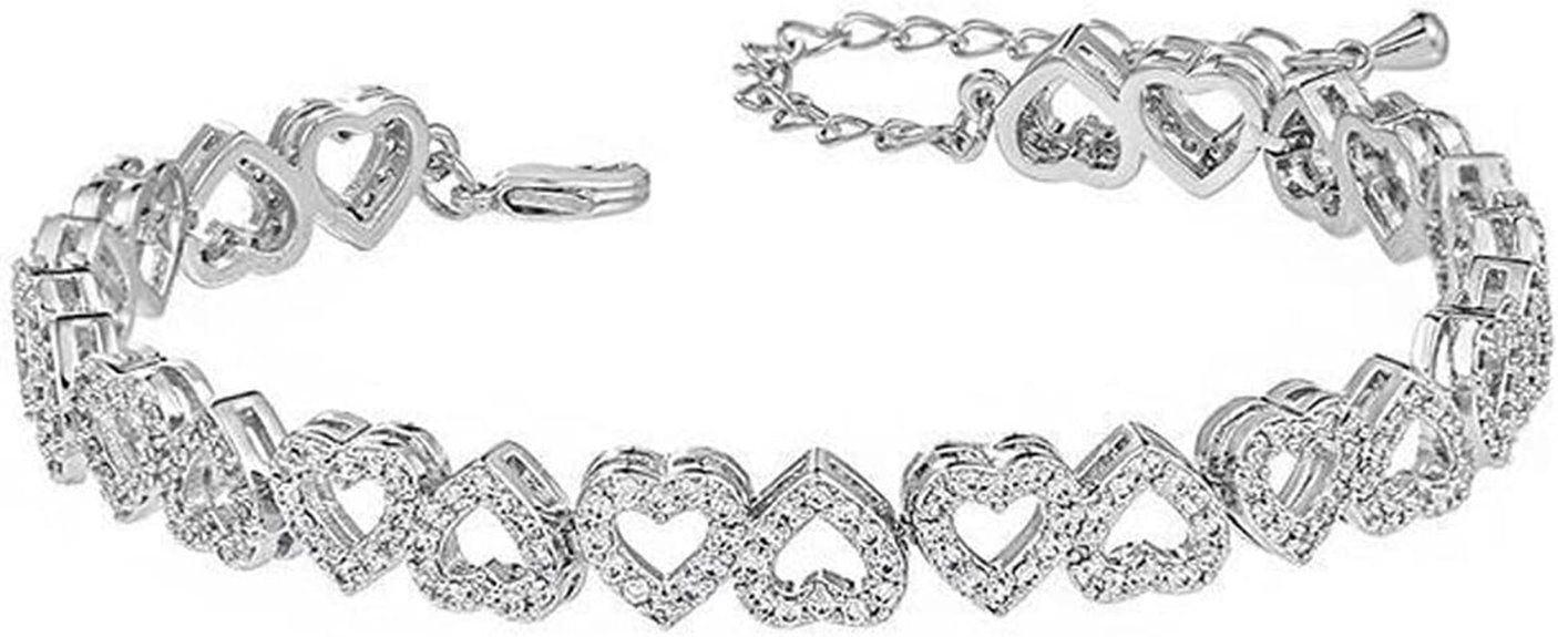gold diamond tennis bracelet