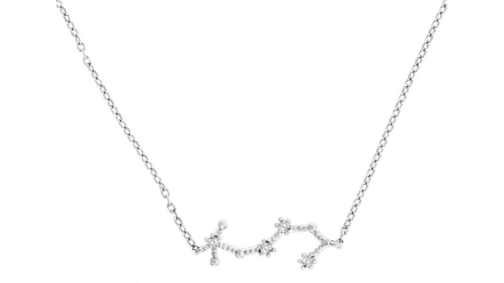 gold plated zodiac necklace