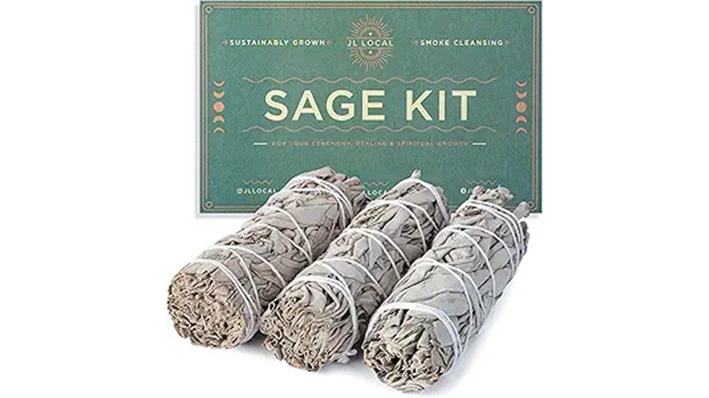 handcrafted white sage sticks