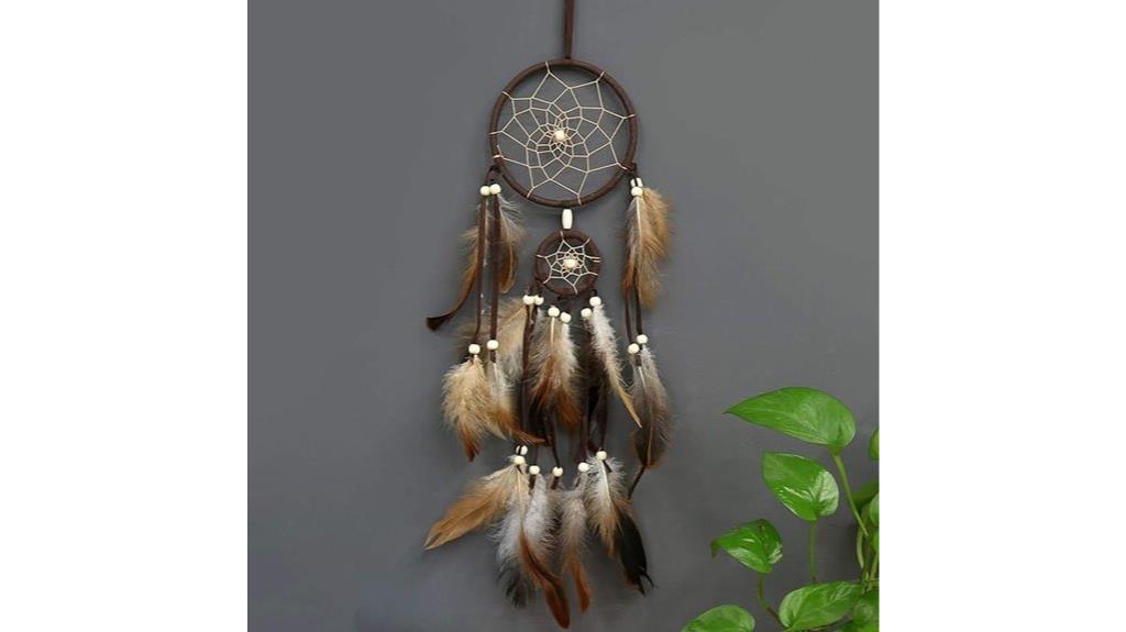 handmade feather dream catchers