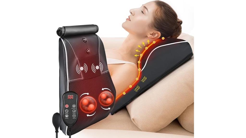 heat enabled shiatsu massage