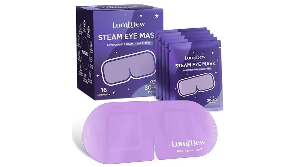 heated eye mask pack