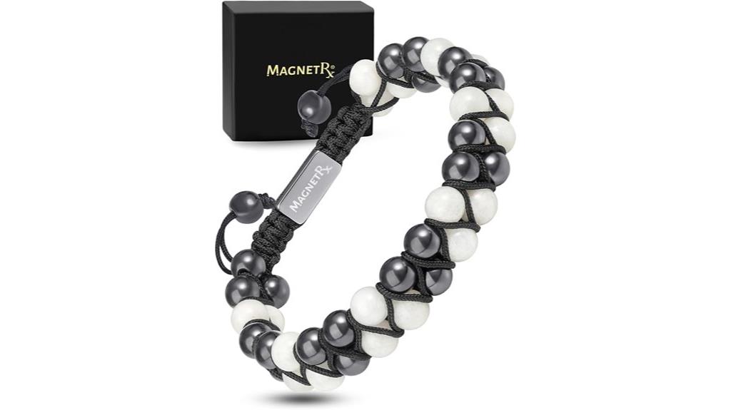 hematite moonstone magnetic bracelet